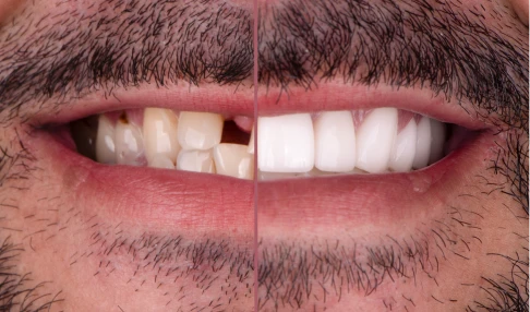 before and after, treatment 3 on 6 implants in San Miguel de Allender