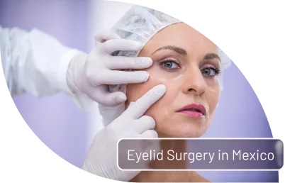 Patient lying down during facial evaluation or consultation for Rhinoplasty