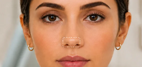 Side profile example of sliding genioplasty results areas to treat